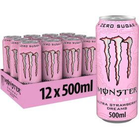 Monster Energy Ultra Strawberry Dream 12 x 500 ml