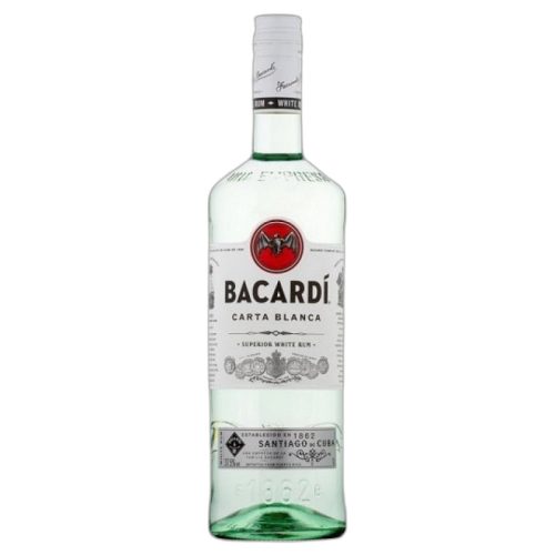 Rum, Bacardi Carta Blanca Rum 0,5L (37,5%) 