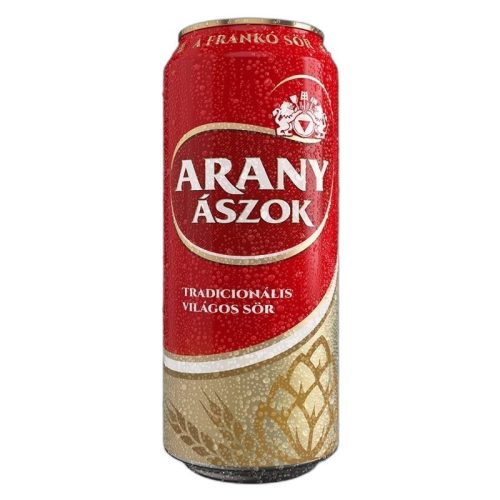 Arany Ászok Világos Sör 4,3% 0,5 L