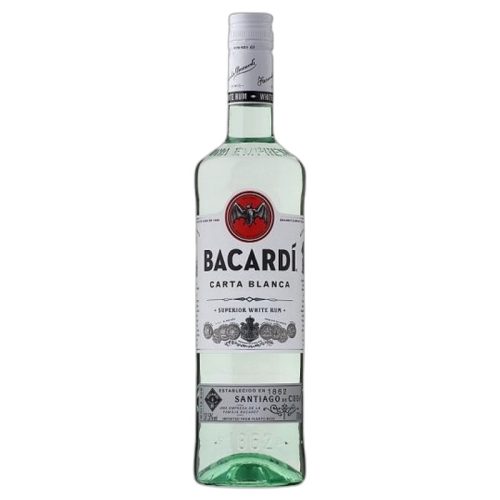 Rum, Bacardi Carta Blanca Rum 0,7L (37,5%) 