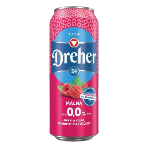 Dreher 24 0,5l Málna dobozos sör 0% 