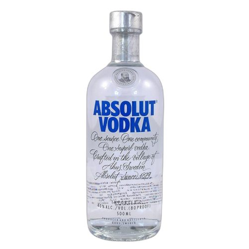 Vodka absolut blue 0,5l (40%)