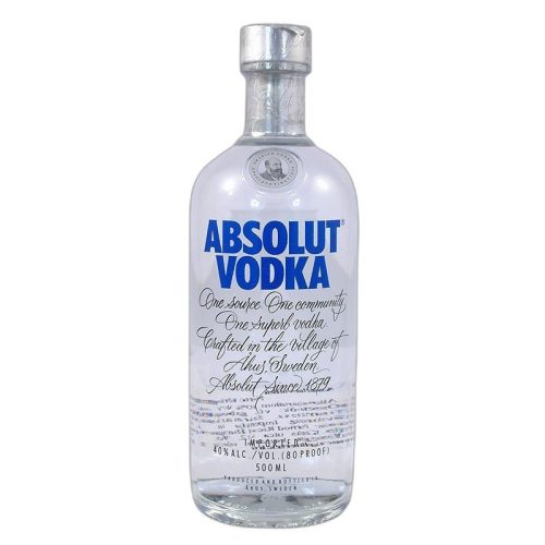 Vodka absolut blue 0,5l (40%)