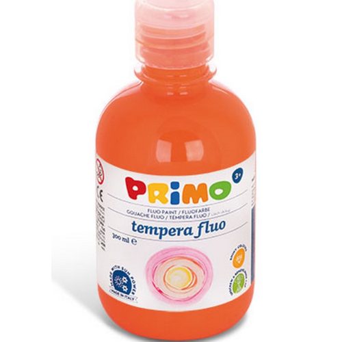 Tempera PRIMO fluor szín 300 ml, Narancssárga 