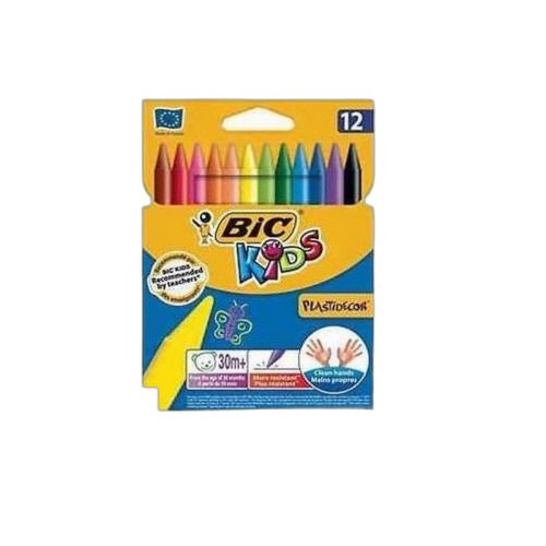 Zsírkréta Bic Kids Plastidecor 12-Es 