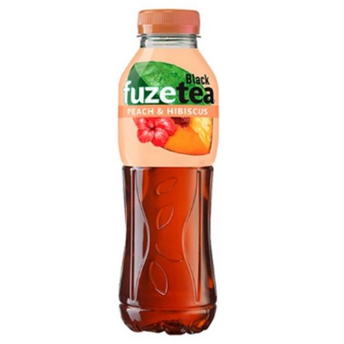 Fuzetea fekete tea 0,5 l Őszibarack-Hibiszkusz