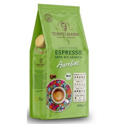 Tempelmann Aurelias Espresso Arabica szemes kávé 1Kg