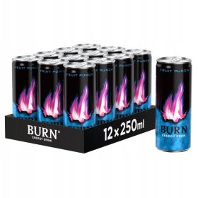 Burn Fruit Punch 12 x 250 ml