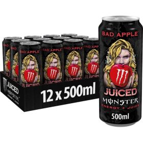 Monster Energy Bad Apple 12 x 500 ml, Wildapfel