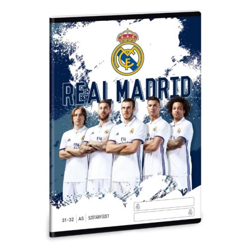 Real Madrid A/5 szótárfüzet 31 32 