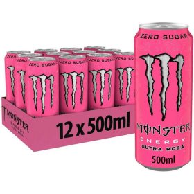 Monster Energy Zero-Sugar Ultra Pink 12 x 500 ml