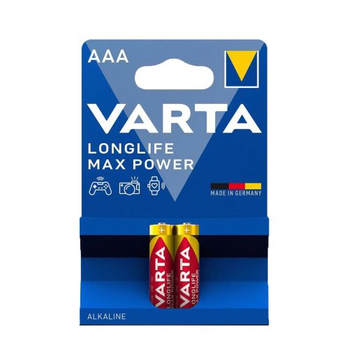 VARTA Longlife Max Power Alkáli Mikro Elem AAA B2
