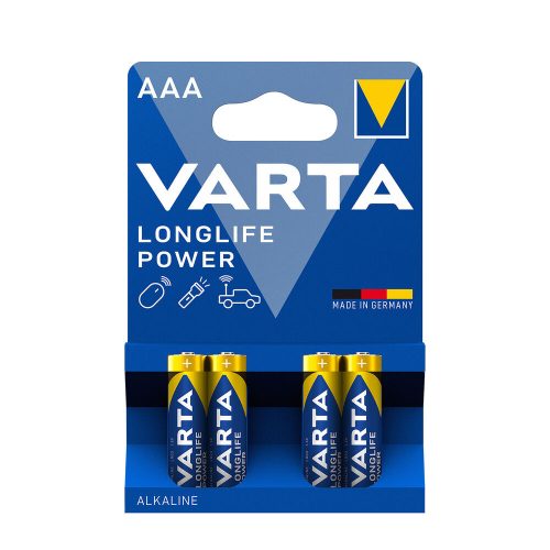 VARTA Longlife Power Alkáli Mikro Elem AAA B4