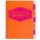 Notebook A4 100 vonalas lap polipropilén borítóban narancssárga Pukka Pad 