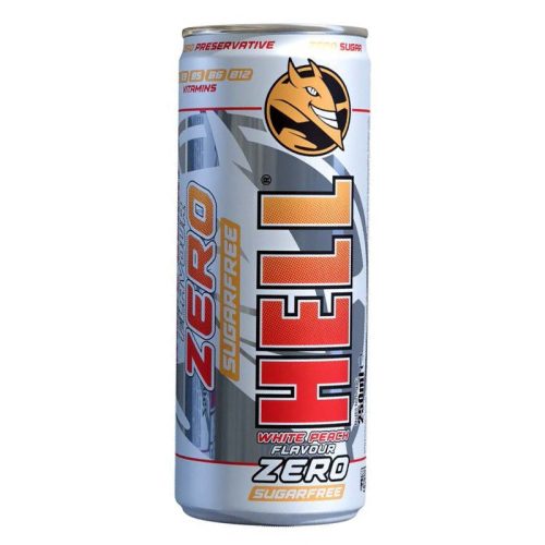 Hell Energy Zero Fehér Barack 250ml 