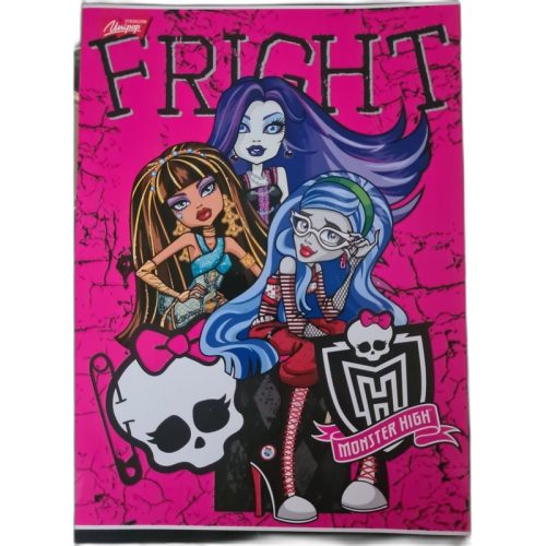 Füzet A/5 16-32 monster high