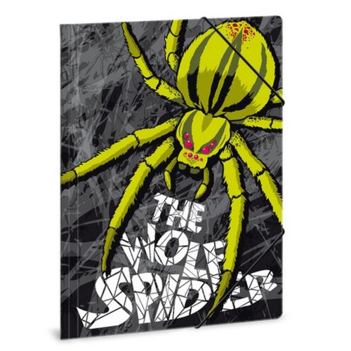 Ars Una The Wolf Spider pókos A/4 gumis dosszié