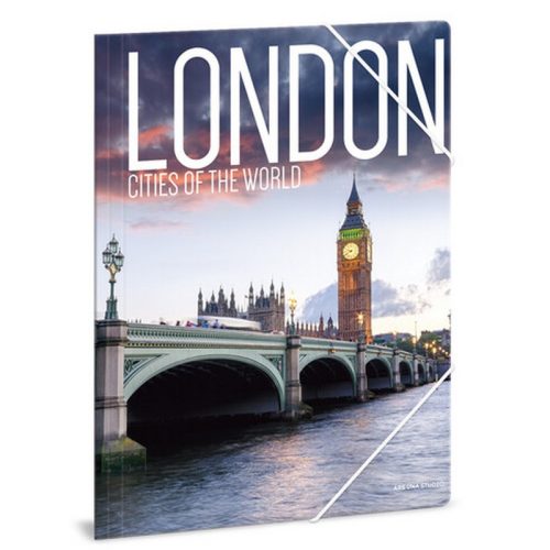 Ars Una Cities-London A/4 gumis dosszié