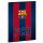 FC Barcelona A/4 extra kapcsos füzet-négyzethálós