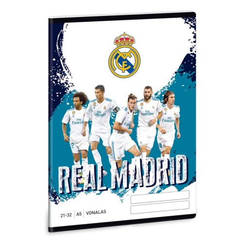 Real Madrid A/5 vonalas füzet 2132