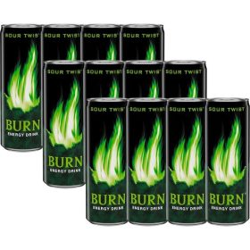 Burn Sour Twist grüner Apfel 12 x 250 ml