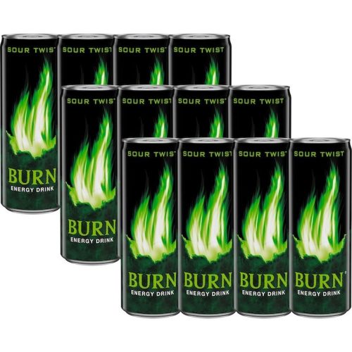 Burn Sour Twist zöld alma 12 X 250 ml