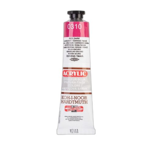 Koh-I-Noor 162715 Acrylfesték Sötétpiros 40 Ml