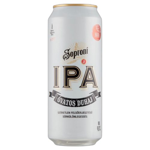 Soproni IPA Minőségi Világos Sör 4,8% 0,5 l