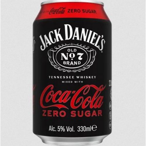 Jack Daniel's Whiskey és Coca Cola Zéro 5% 330 ml