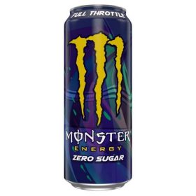   Monster Energy Full Throttle Zero Sugar, kohlensäurehaltiges Energy-Drink mit Koffein, 500 ml