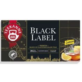 Teekanne Black Classic Zitronen-Schwarztee 20 x 165 g