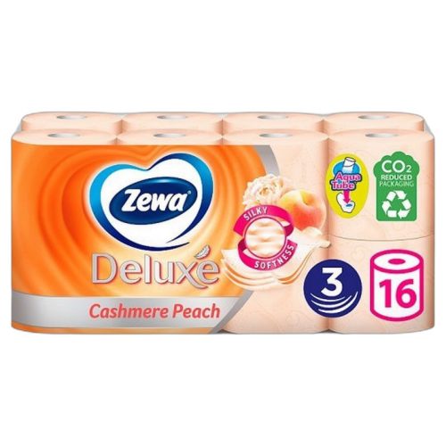 Zewa Deluxe 3 rétegű toalettpapír, 16 tekercs, Barack