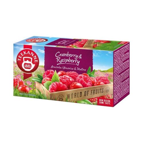 Teekanne Cranberry & Raspberry tea 20x2,25 g