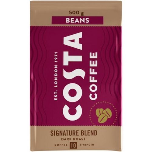 Costa Coffee Signature Blend Dark Roast pörkölt szemes kávé 0,5 Kg