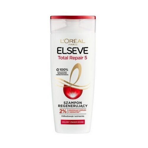 ELSEVE Sampon Total Repair 5 regeneráló sampon sérült hajra 400 ml