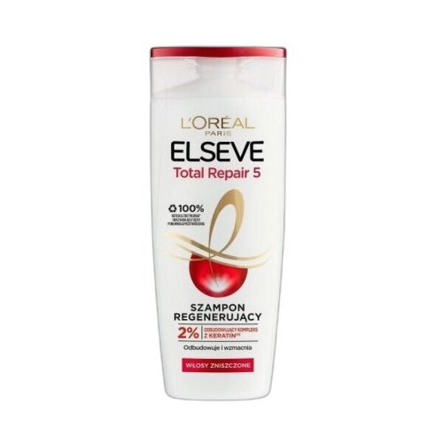 ELSEVE Sampon Total Repair 5 regeneráló sampon sérült hajra 400 ml