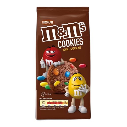 M&M's Cookies Double Chocolate 180g