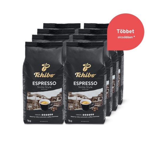 Tchibo Espresso Sicilia Style szemes kávé  8x1 Kg (Egy doboz)