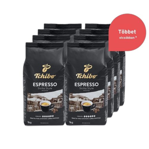 Tchibo Espresso Sicilia Style szemes kávé  8x1 Kg (Egy doboz)