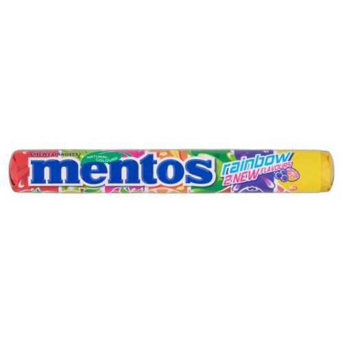 Mentos cukordrazsé 37,5 g rainbow