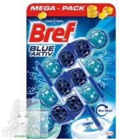   Bref Blue Aktiv Eukalyptus-Toiletten-Lufterfrischer, 3 x 50 g