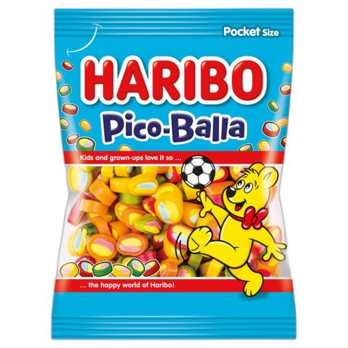 Haribo gumicukor 160 g Pico-Balla gyümölcsízű