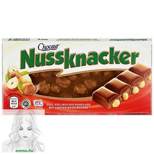 Nussknacker mogyorós tejcsokoládé 100g 