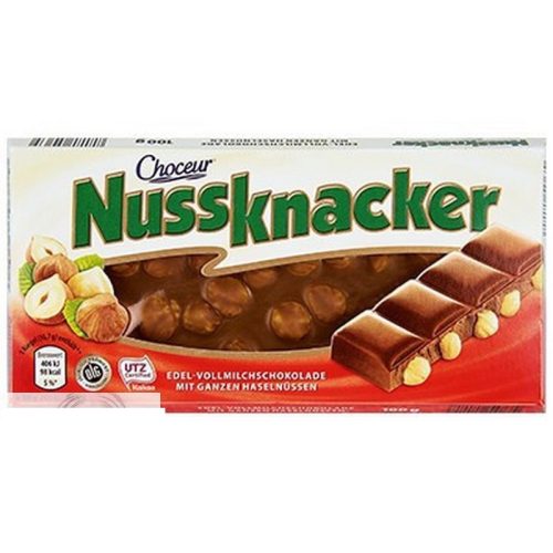 Nussknacker mogyorós tejcsokoládé 100g 