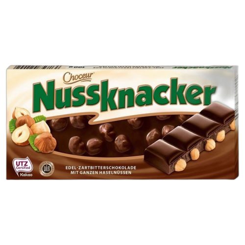 Nussknacker étcsokoládé egész mogyoróval 100g