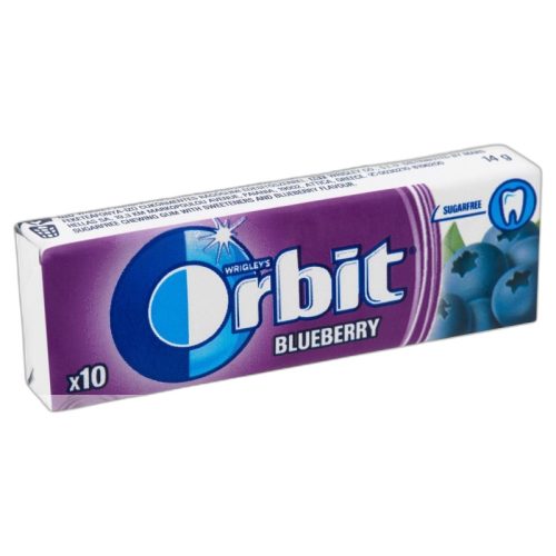 Wrigley's Orbit cukormentes rágógumi 14 g áfonya