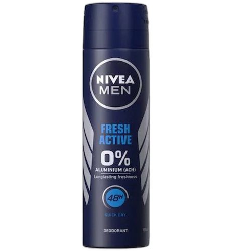 Férfi Dezodor - Spray,  Nivea Fresh Active Férfi Deo Spray, 150 Ml 