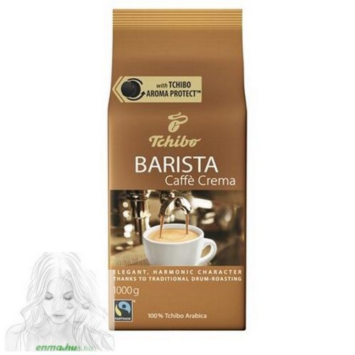 TCHIBO "Barista Caffé Crema"  Kávé, pörkölt, szemes 1Kg