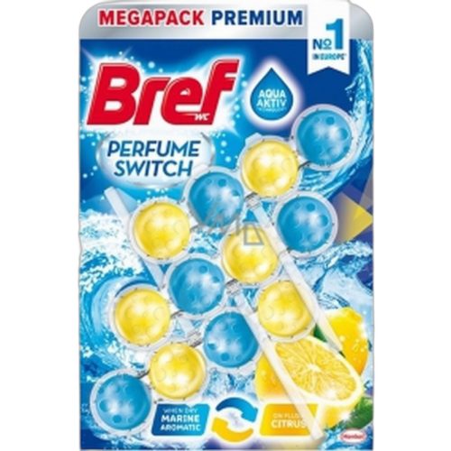 Bref Power Fresh Fragrance and Citrus Fragrance Effect 3 x 50 g