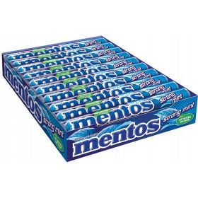 Mentos Strong Mint mint candies 20 x 37.5 g, (One pack)